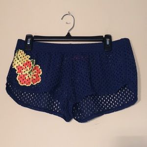 Mossimo M cover up shorts. Navy